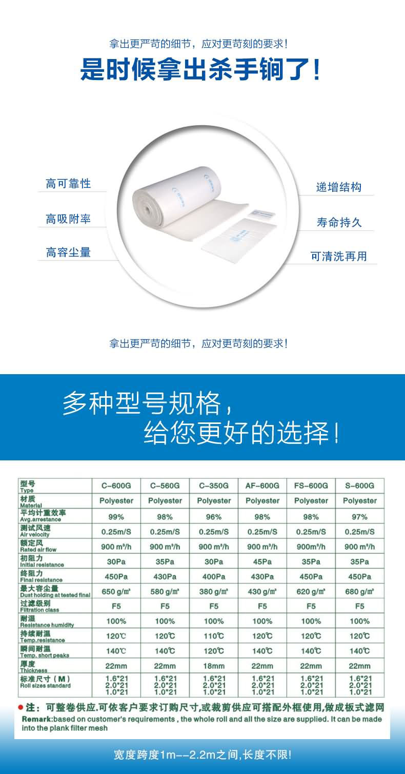頂棚棉過濾棉捷霖凈化用精細的工藝制造出良品，多規(guī)格滿足您不同的需求